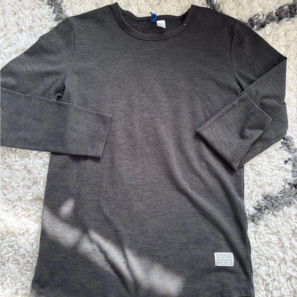 H&M Charcoal Long Sleeve Top